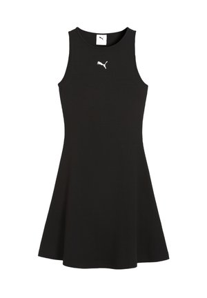 Svetríkové šaty - black
