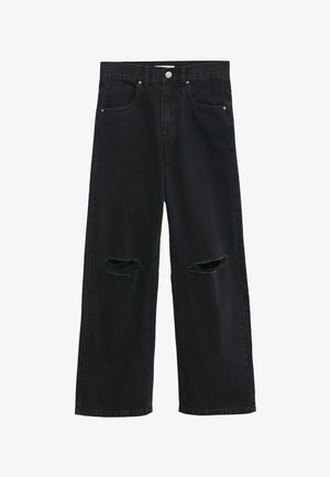 Džíny Straight Fit - black denim