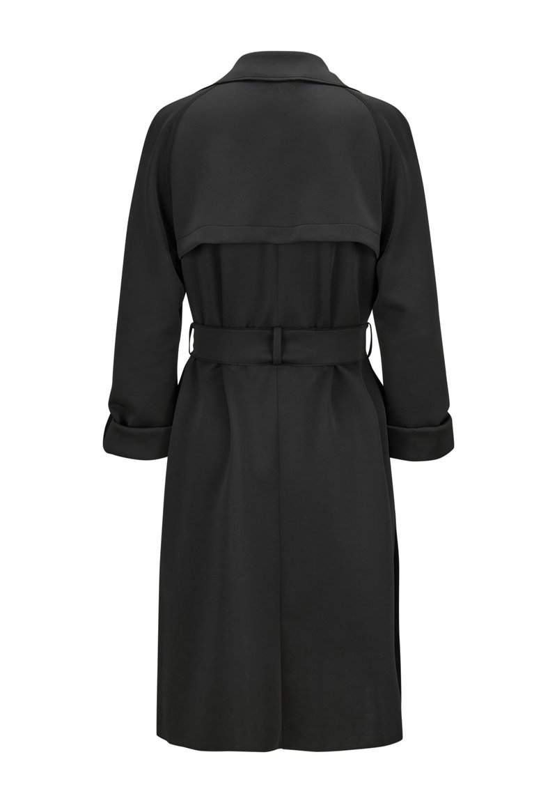 Leather Trench Max Mara Trenchcoat Schwarz Milestone MSLENKA