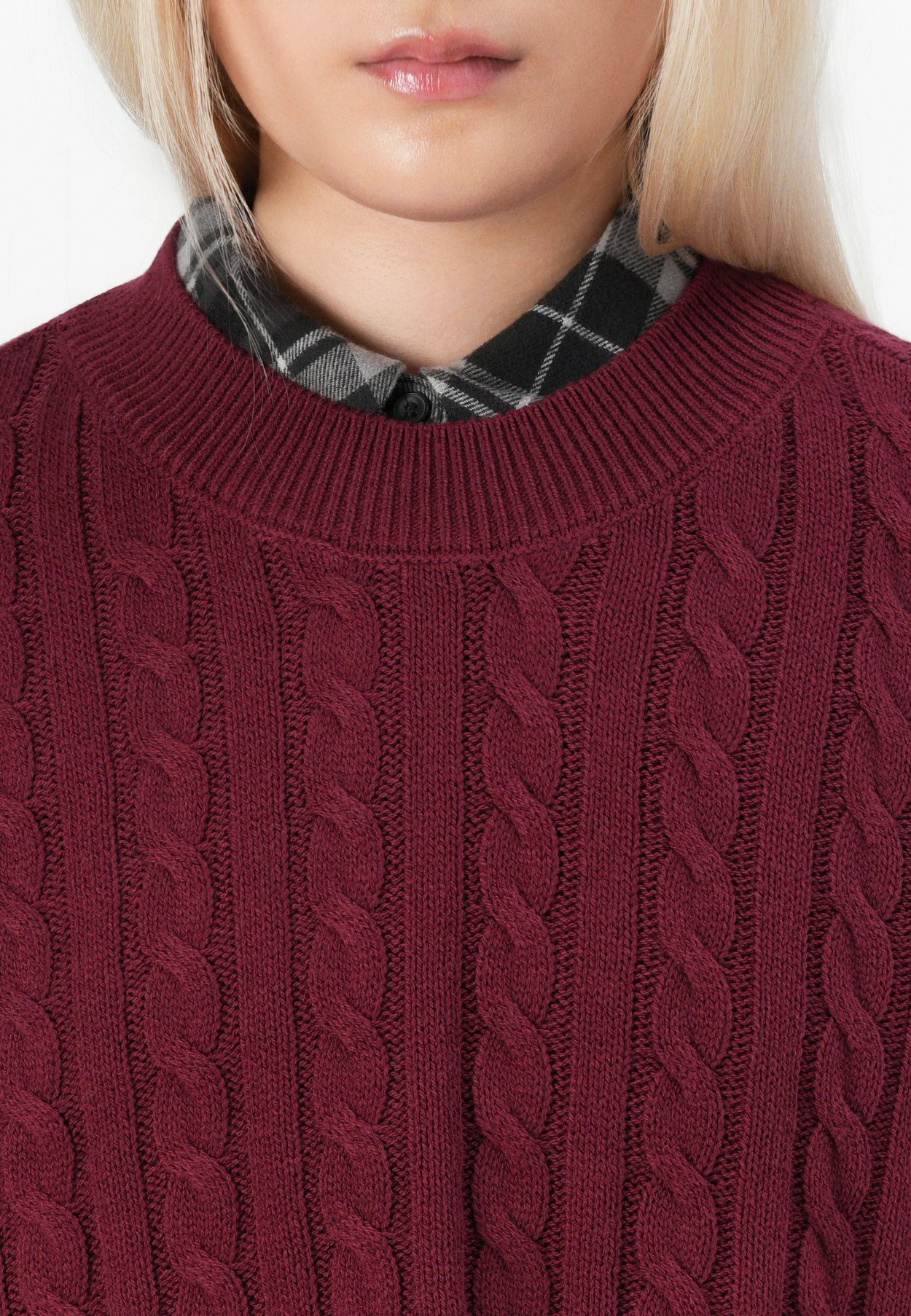 ONLBIRTIE SHORT CABLE O NECK