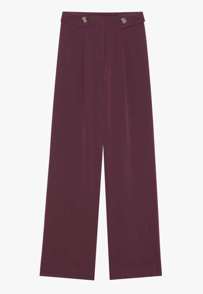Anna Field Broek bordeauxrood