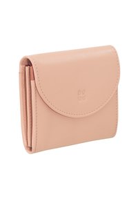 DUDU MINI IN VERA CON  ZIP CHIUSURA A BOTTONE  COMPATTO - Portafoglio - rosa cipria