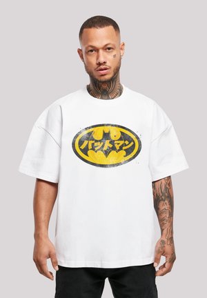 F4NT4STIC DC COMICS BATMAN JAPANESE LOGO - T-shirts med print - white