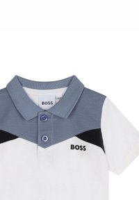 BOSS Kidswear COLOUR BLOCK - Poloshirt - blanc
