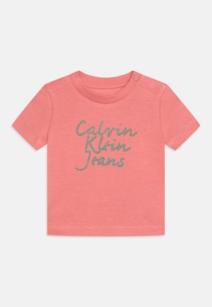 HANDWRITING LOGO UNISEX - T-Shirt print - brandied apricot