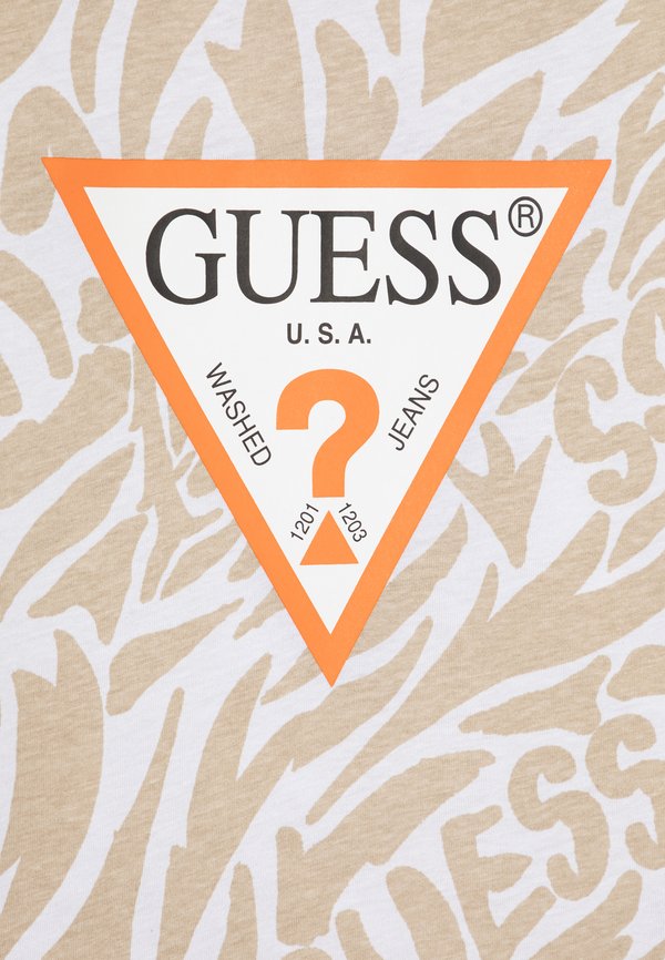 JUNIOR - Print T-shirt - tan3