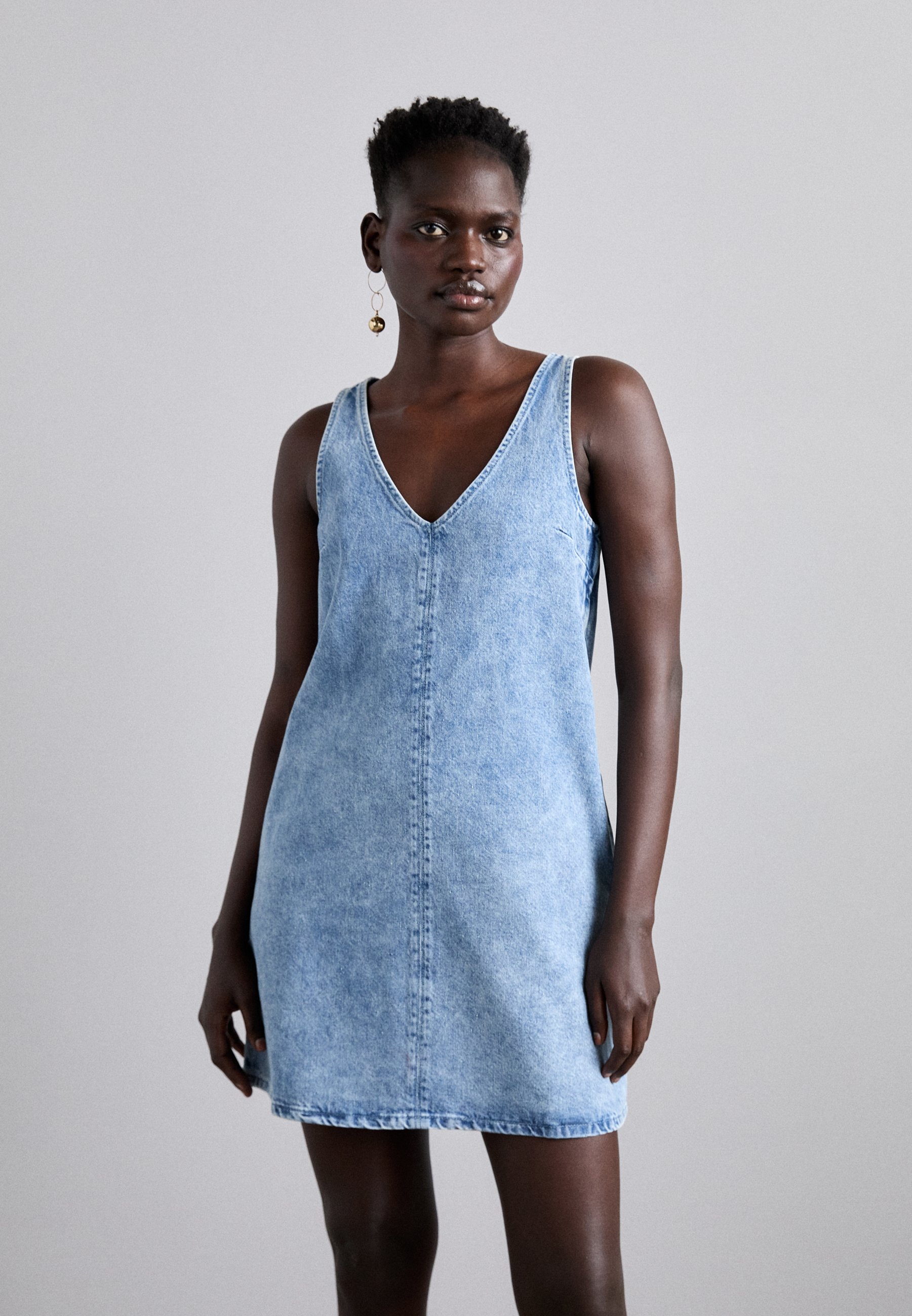 rag & bone NAIA DRESS - Denim dress - mari/light blue - Zalando.ie