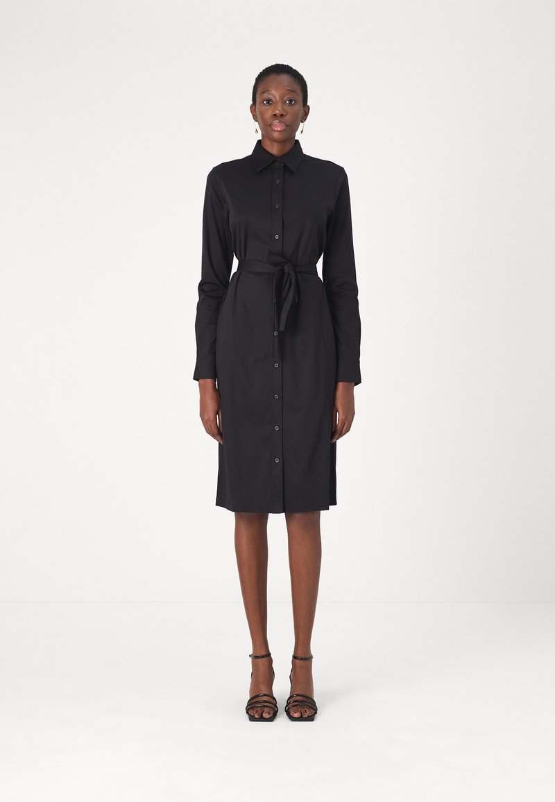 Calvin Klein SHIRT DRESS - Vestido camiseiro - black