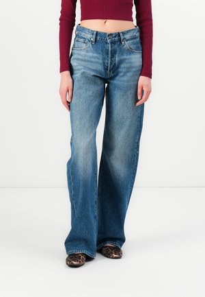 BOWEY - Relaxed fit jeans - faded blue chrome