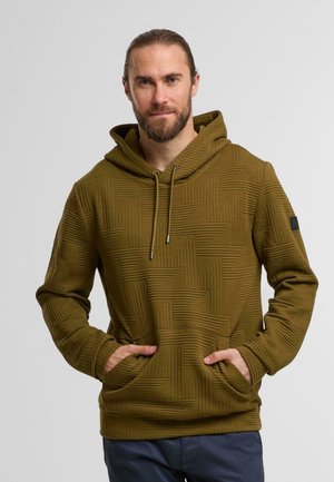 HUNTSVILLE - Felpa con cappuccio - dark olive