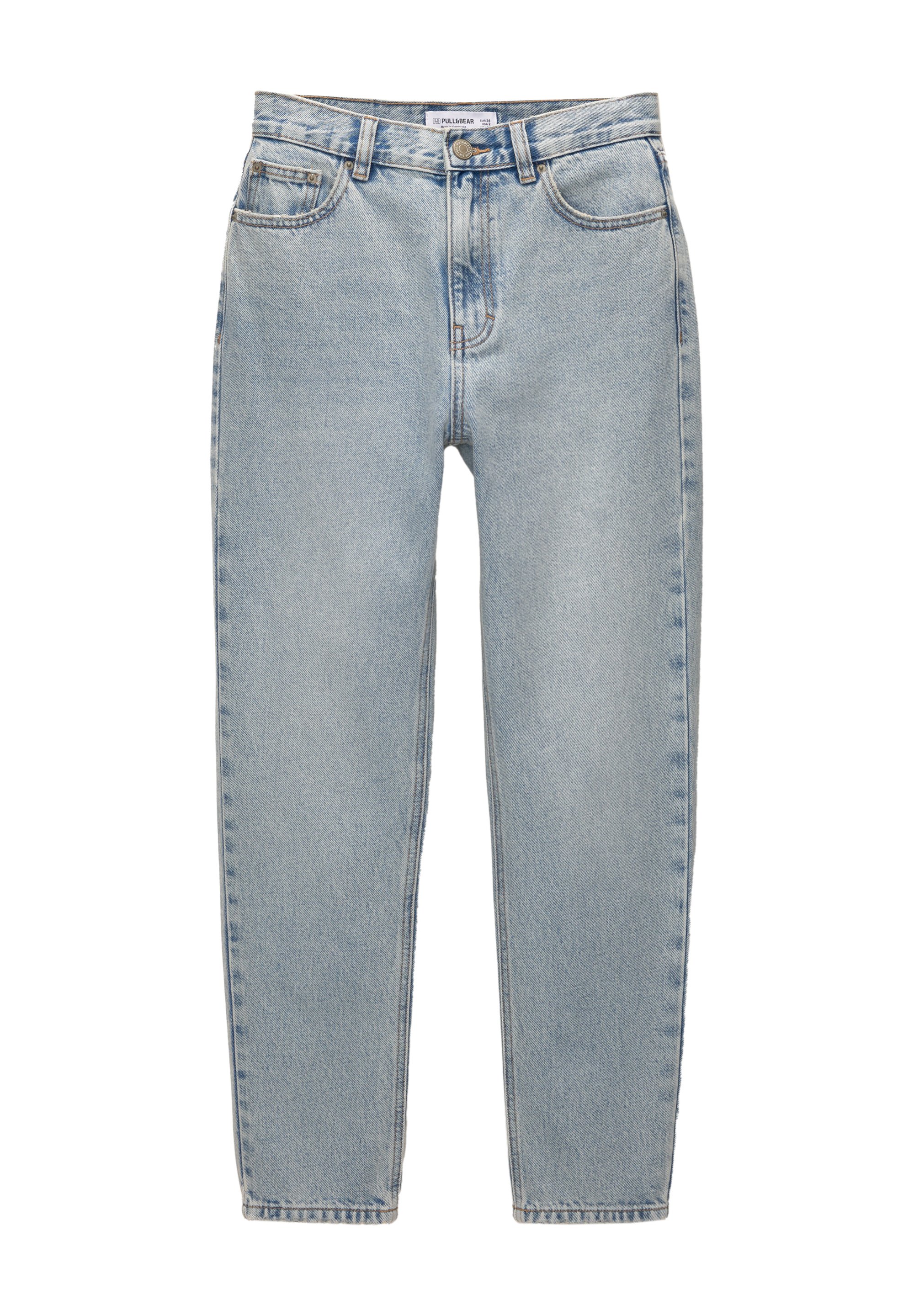 Dark blue tapered jeans