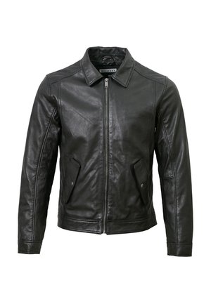 Leren jas - black