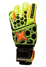 Derbystar Torwarthandschuhe APS Hexasoft Pro gelb/schwarz/orange 2510 Derbystar Torwarthandschuhe APS Hexasoft Pro gelb/schwarz/orange 2510