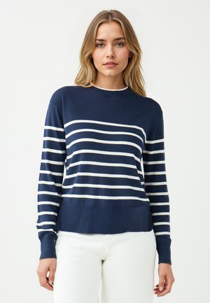 Strickpullover - striped