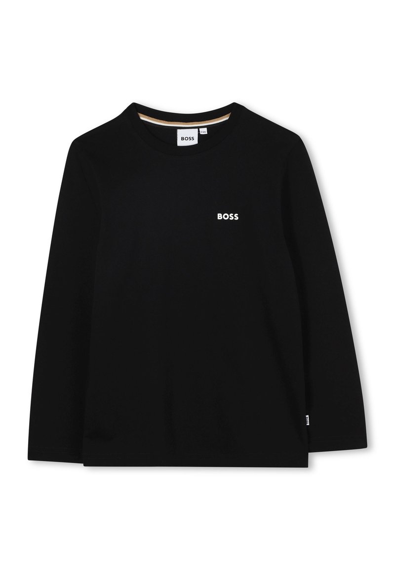 BOSS Kidswear JUNIOR LONG SLEEVE - Maglietta a manica lunga - black