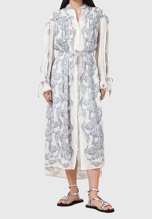 AllSaints, Robe chemise - blue