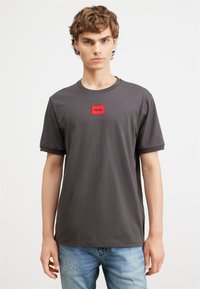 HUGO DIRAGOLINO - Jednoduché tričko - dark grey