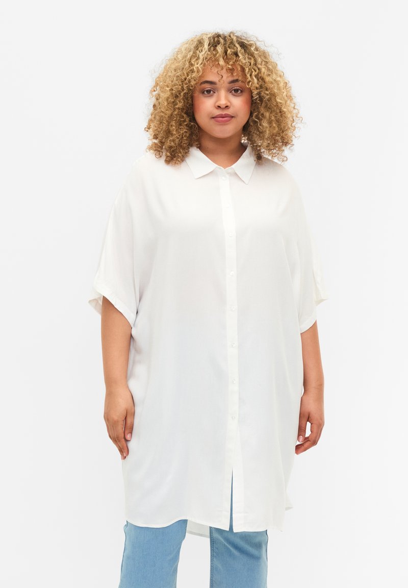 Chemise En Jean Zizzi Pour Femme - Tencel Lyocell Et Coton - Tailles 42 à 60