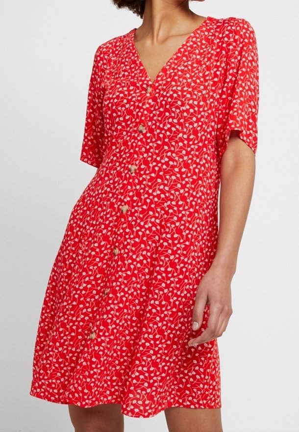Monki Abito a camicia - red