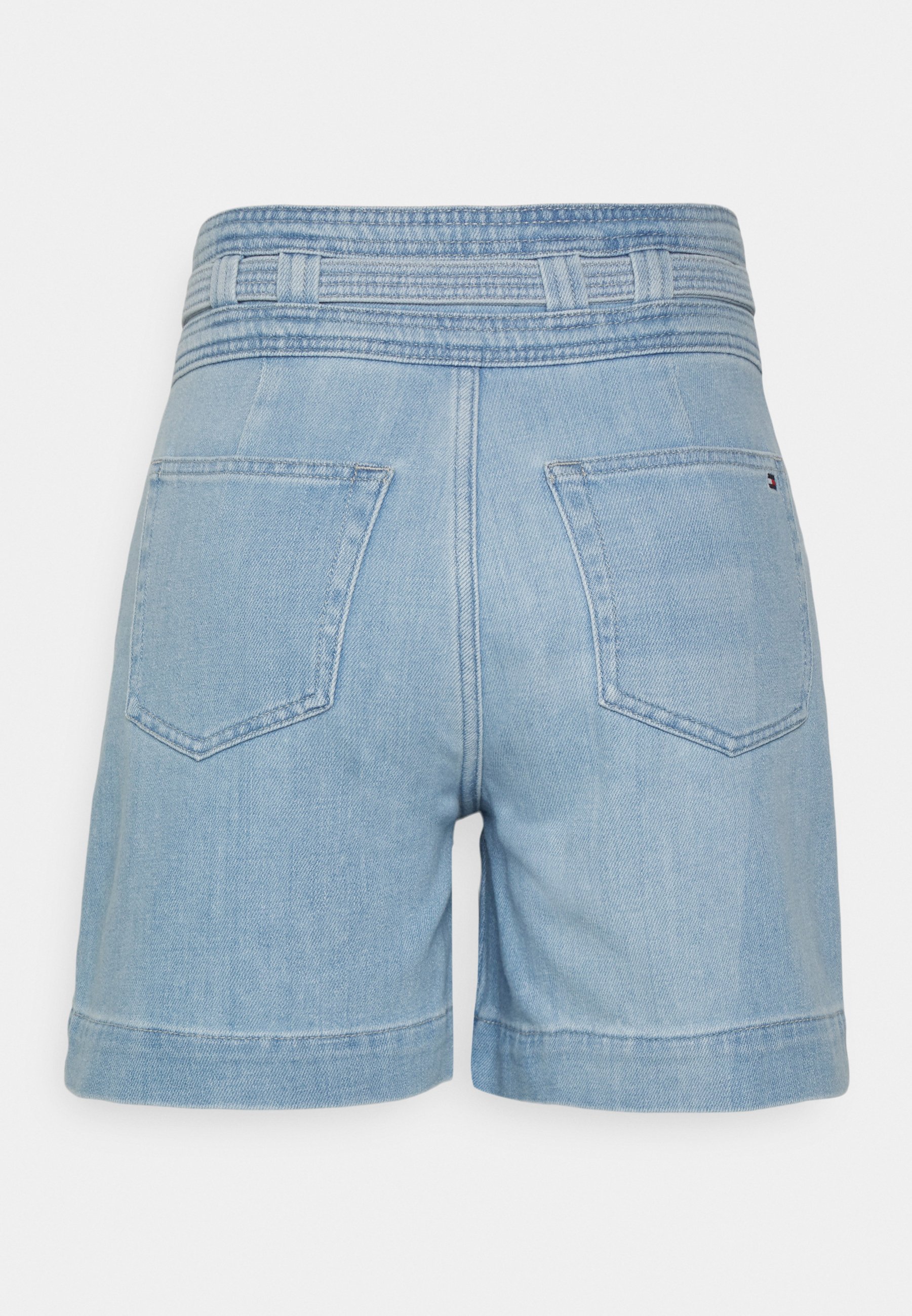 flare jean shorts