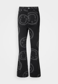 HUGO NATE - Jean boyfriend - black