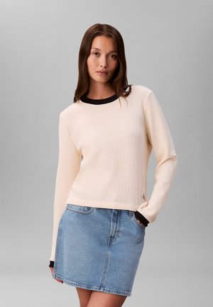 WAFFLE  - T-shirt à manches longues - shortbread