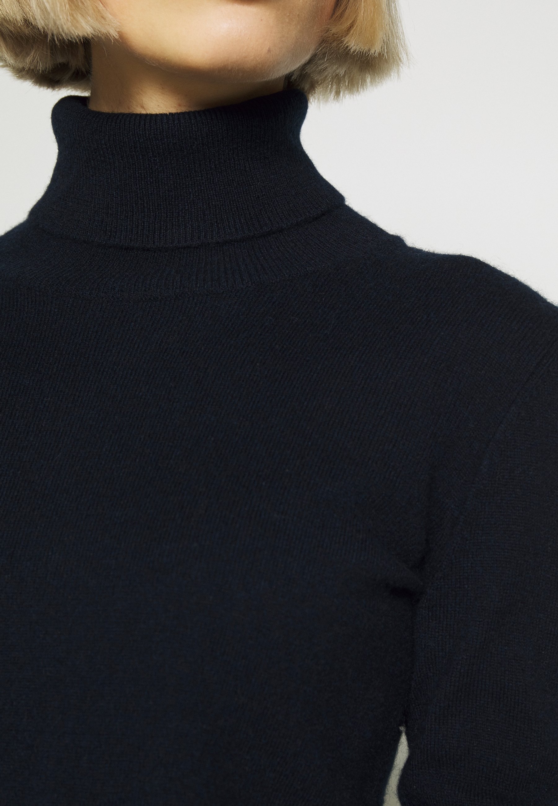 navy turtleneck womens