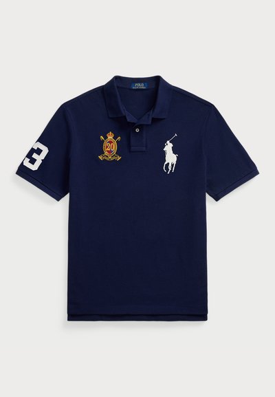 Polo Ralph Lauren CUSTOM SLIM FIT 20TH ANNIVERSARY - Bluză polo - newport navy