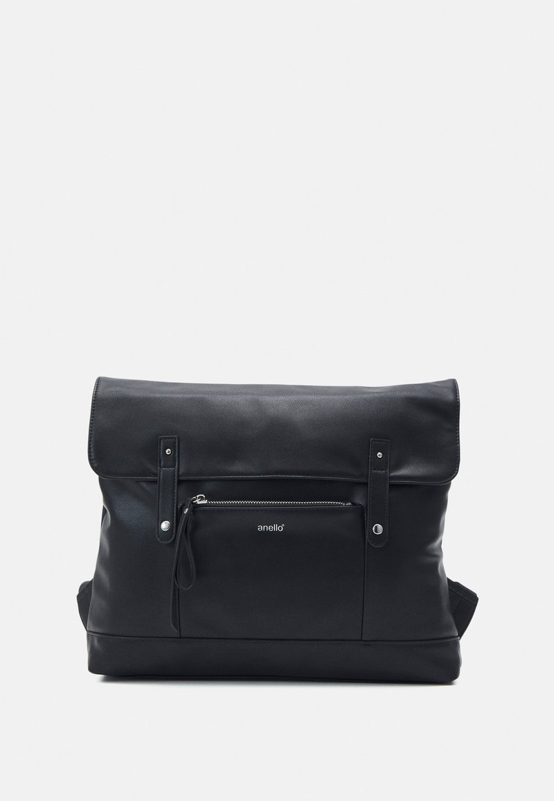 anello FLAP BACKPACK UNISEX Tagesrucksack black/schwarz Zalando.de