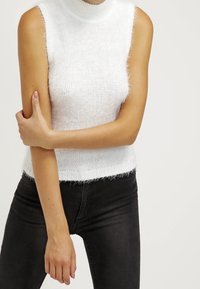 Miss Selfridge Stickad tröja - off-white