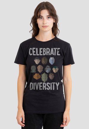STAR TREK THE CELEBRATE DIVERSITY - Print T-shirt - black