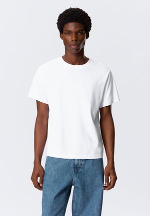 Weekday GREAT BOXY - Basic T-shirt - white