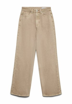 Vero Moda, VMTESSA HR WIDE JEANS COLOR GA NOOS - Wide Leg - silver mink