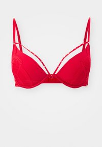 ADELINA - Krūtinę pakelianti liemenėlė - red