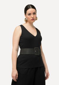 Ulla Popken V-NECK TANK - Top - black