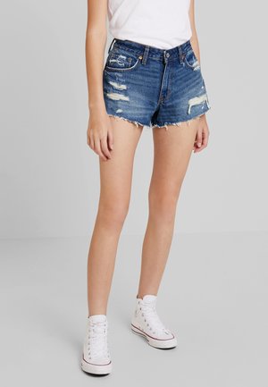 Short en jean - dark-blue denim