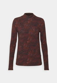 Scotch & Soda MOCKNECK LONGLSEEVE - Pitkähihainen paita - bordeaux