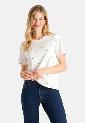 Lieblingsstück, LIEBLINGSSTÜCK T-SHIRT JUNIAL - Print T-shirt - weiß