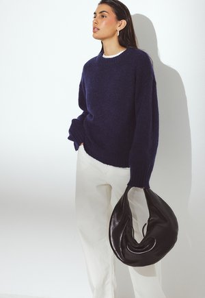 ROUND NECK SWEATER - Jersey de punto - navy