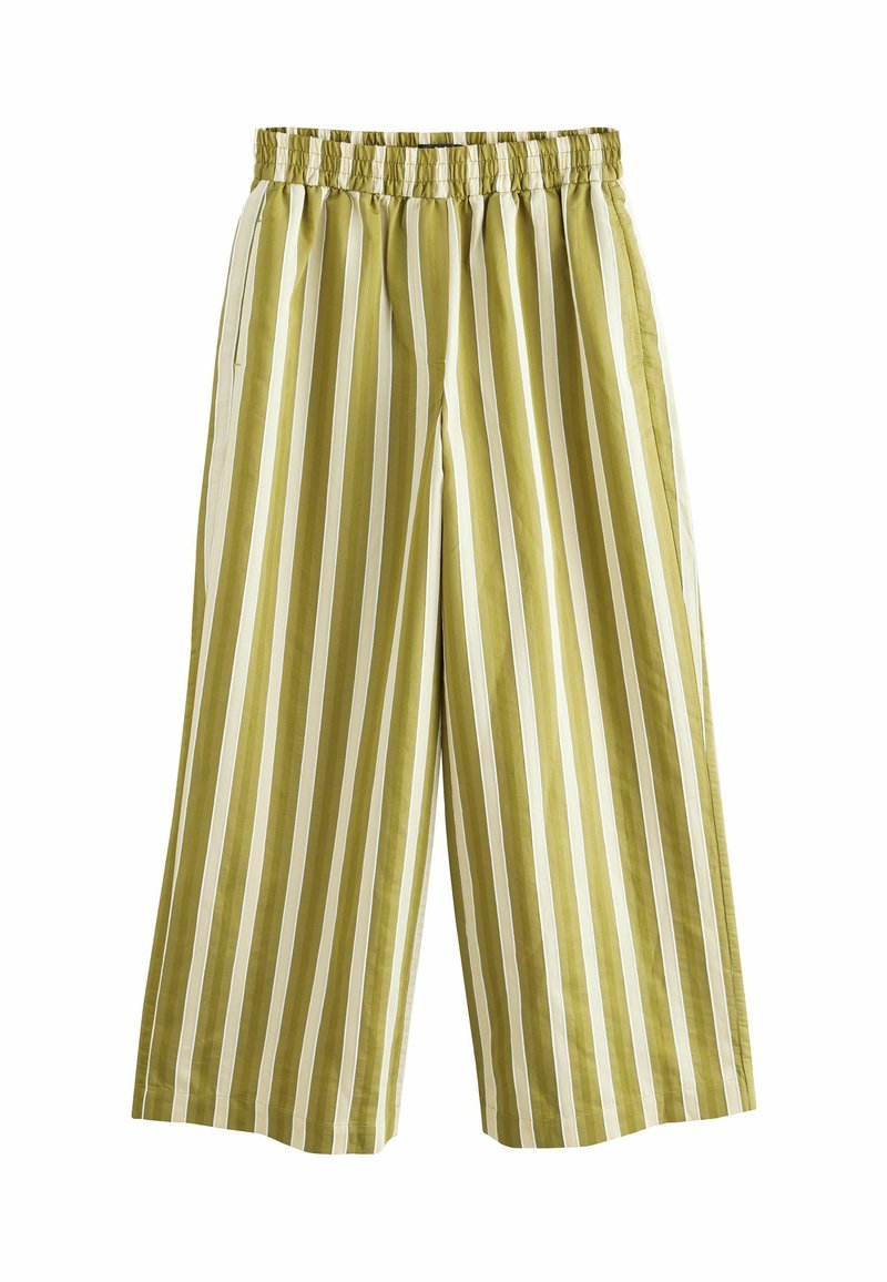 Next TALL FIT - WIDE STRIPED  - Püksid - khaki green