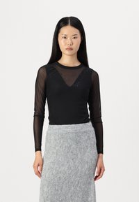 ONLY ONLPARIS STONE BODY  - Apdrukāts T-krekls - black