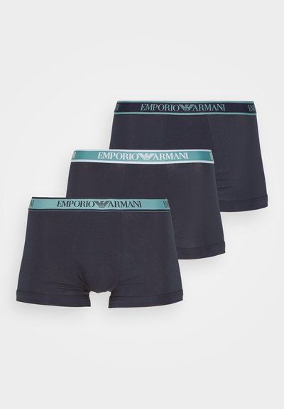 Emporio Armani TRUNK 3 PACK - Calzoncillos bóxer cortos - marine