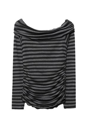 Pitkähihainen paita - mottled dark grey