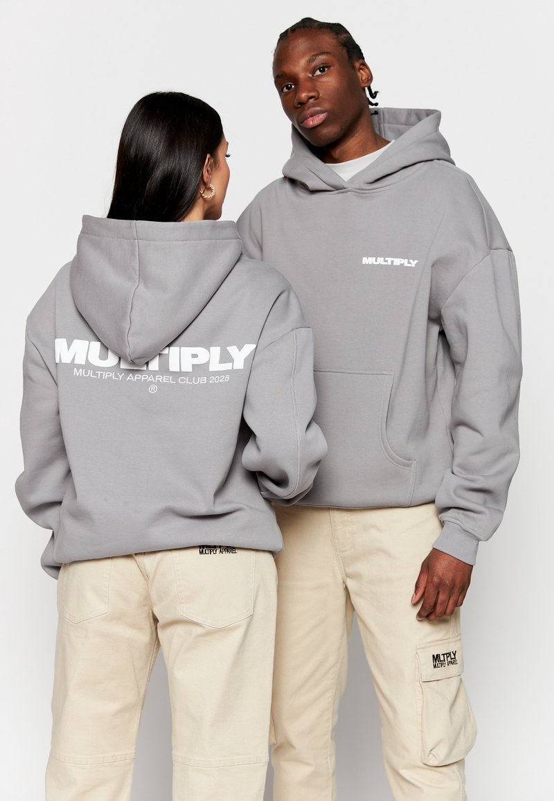 Multiply Apparel MULTIPLY Hoodie ultimate grey/donkergrijs Zalando.be
