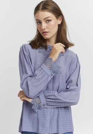 PZCANNY - Button-down blouse - blue granite