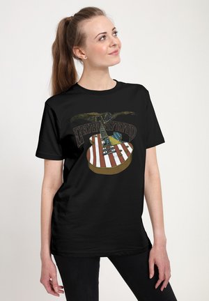 Henry Tiger Print T-shirt - black