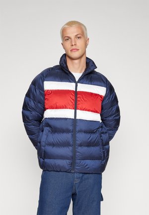 BLOCK STRIPE  - Down jacket - dark night navy