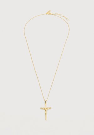 STUDDED CROSS UNISEX - Collier - gold-coloured