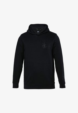 JP1880, HOODIE, FITNESS, HOOD, KANGAROO POCKET, UP TO 7XL - Kapuzenpullover - black