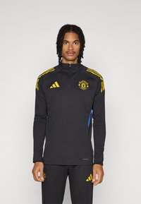 adidas Performance MANCHESTER UNITED EU TRAINING TOP - Vartininko marškinėliai - black/blue/tribe yellow